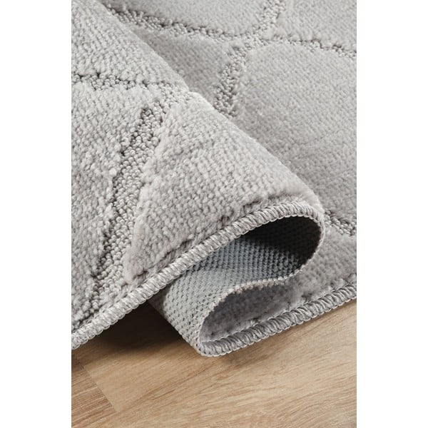 Gaiši pelēki vannas istabas paklājiņi (2 gab.) 50x80 cm Cizgili – Foutastic-image-2