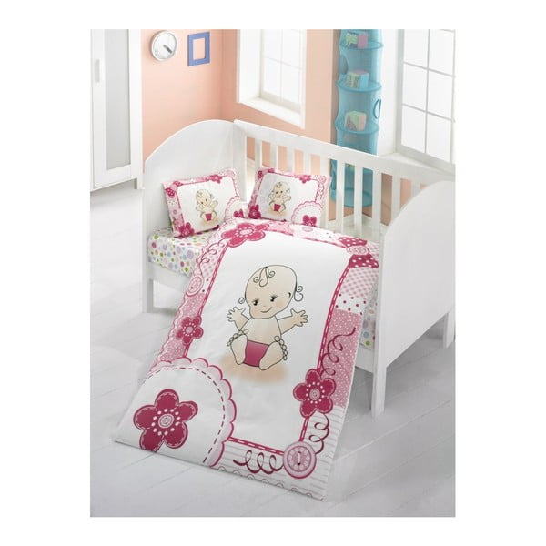 Bērnu gultas veļa ar palagu Baby, 100 x 150 cm