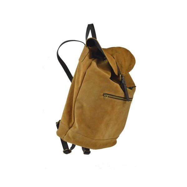 Konjaka brūna ādas mugursoma Chicca Borse Inna-image-2