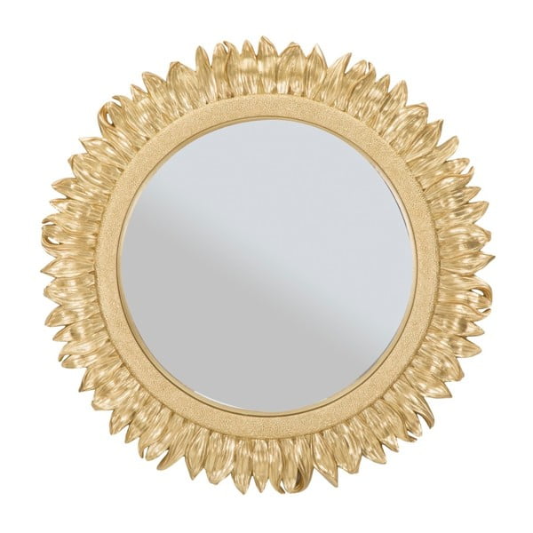 Mauro Ferretti Glam Petalo sienas spogulis dzelzs rāmī, ⌀ 42,5 cm