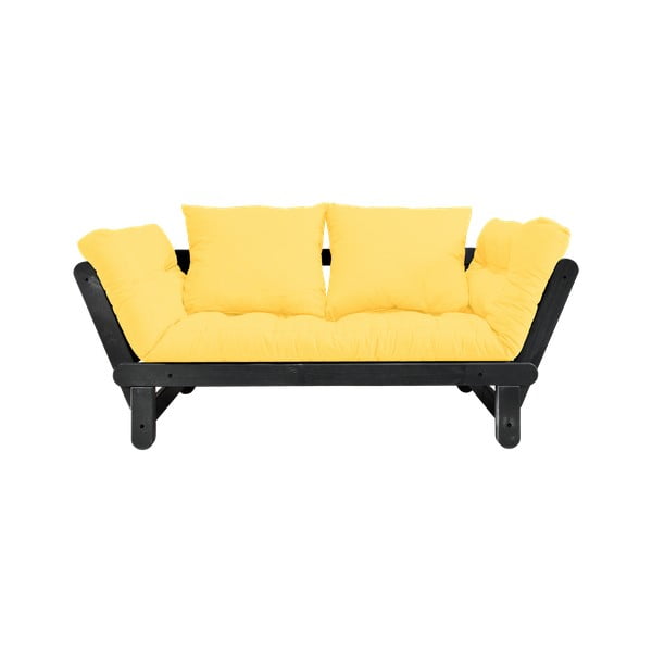 Izvelkamais dīvāns Karup Design Beat Black/Yellow