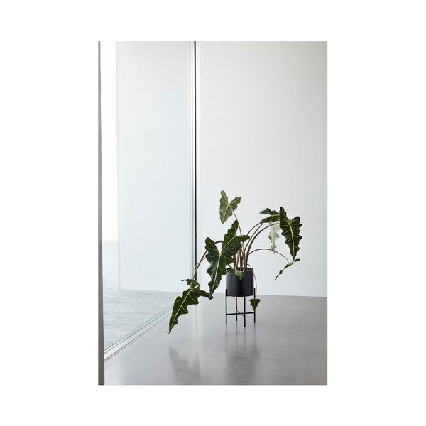 2 melnu dzelzs podiņu komplekts uz statīviem Hübsch Haggo-image-2