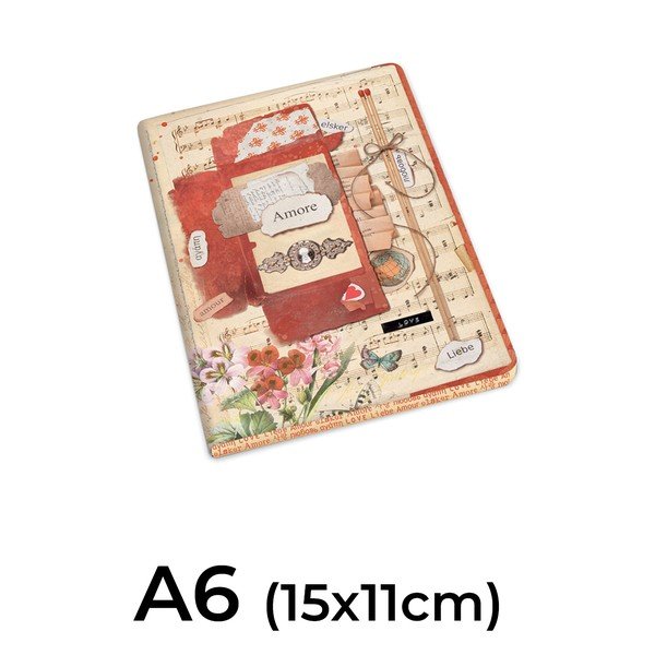 A6 izmēra klades 192 lpp. (2 gab.) Love – Kartos-image-2