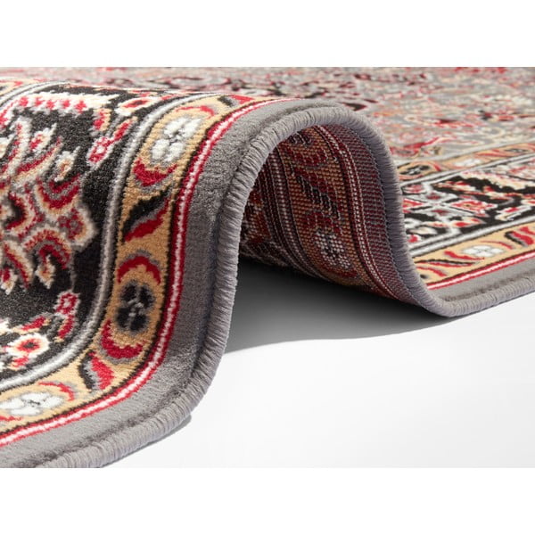 Pelēkbrūns paklājs Nouristan Skazar Isfahan, 80 x 250 cm-image-1