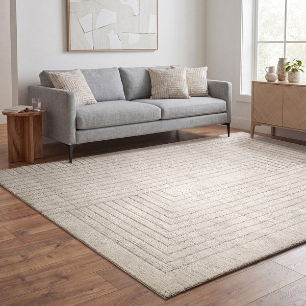 Krēmkrāsas paklājs 200x275 cm Oslo – Asiatic Carpets-image-3