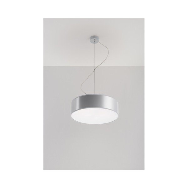 Pelēka griestu lampa Sollux Atis-image-1