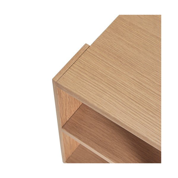 Sānu galdiņš ar ozolkoka imitāciju 37x37 cm Merge – Hübsch-image-3