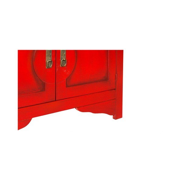 Sarkana kumode Evergreen House Credenza-image-1