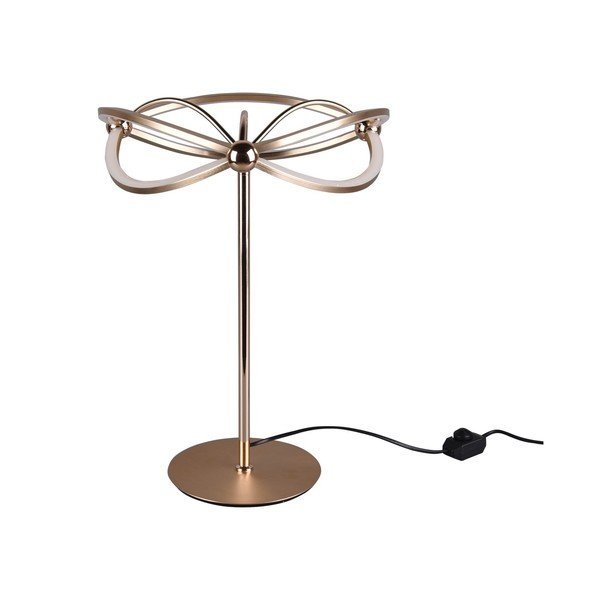 Misiņa krāsas LED galda lampa ar regulējamu spilgtumu (augstums 50 cm) Charivari – Trio