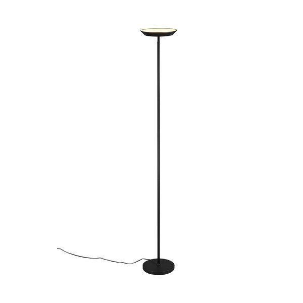 Melna LED stāvlampa (augstums 178 cm) Specter – Reality