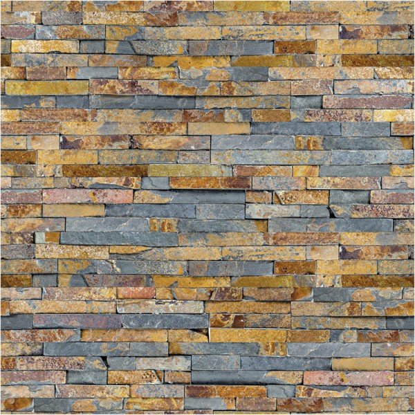 Sienas uzlīme Ambiance Recycled Natural Wood, 40 x 40 cm-image-2