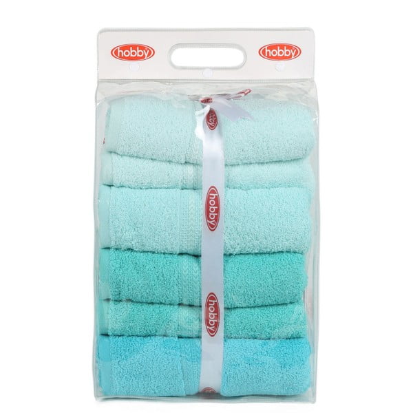 4 dvieļu komplekts Rainbow Water, 70 x 140 cm-image-2