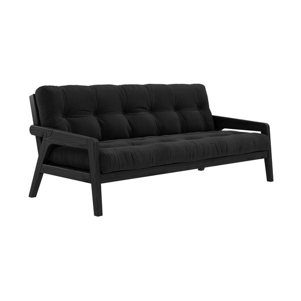 Izvelkamais dīvāns Karup Design Grab Black Charcoal-image-3