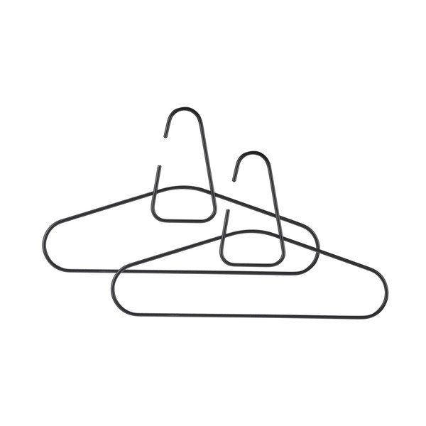 2 melnu metāla pakaramo komplekts Zone A-hanger-image-1