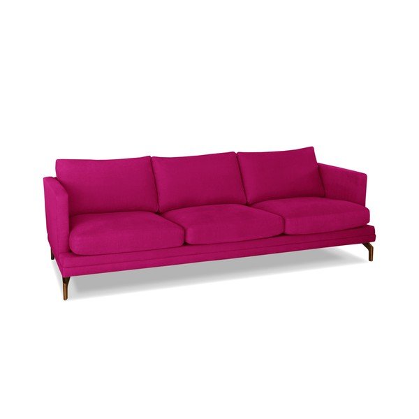Rozā trīsvietīgs dīvāns Windsor & Co. Dīvāni Jupiter-image-1