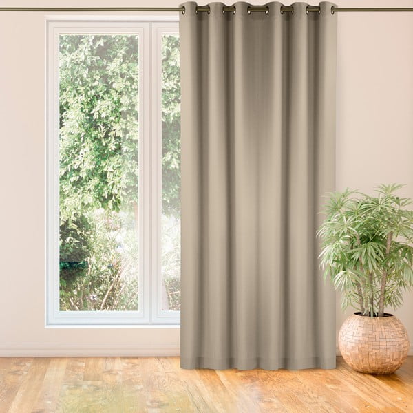 Bēšs aizkars 220x270 cm Carmena – Homede-image-1