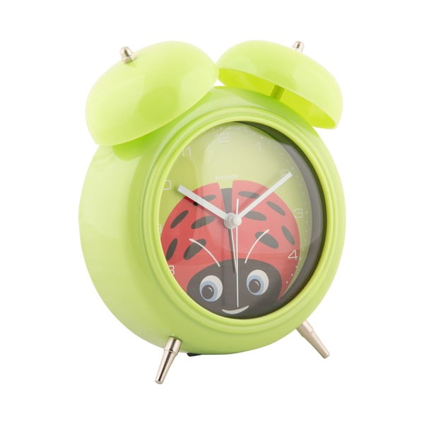 Bērnu modinātājpulkstenis ø 15 cm Peekaboo Ladybug – Karlsson-image-3