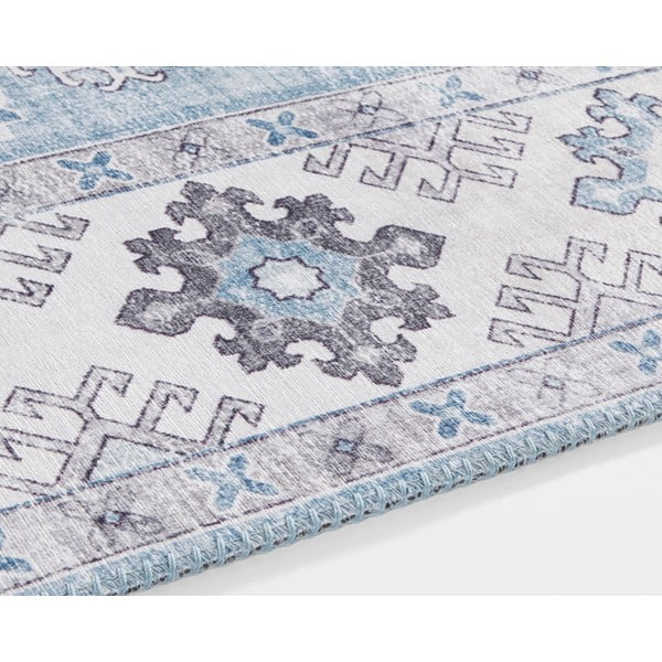 Gaiši zils paklājs Nouristan Gratia, 160 x 230 cm-image-4