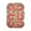 Rozā ar rokām darināts vilnas paklājs 160x230 cm Spiral Shaped  – Flair Rugs