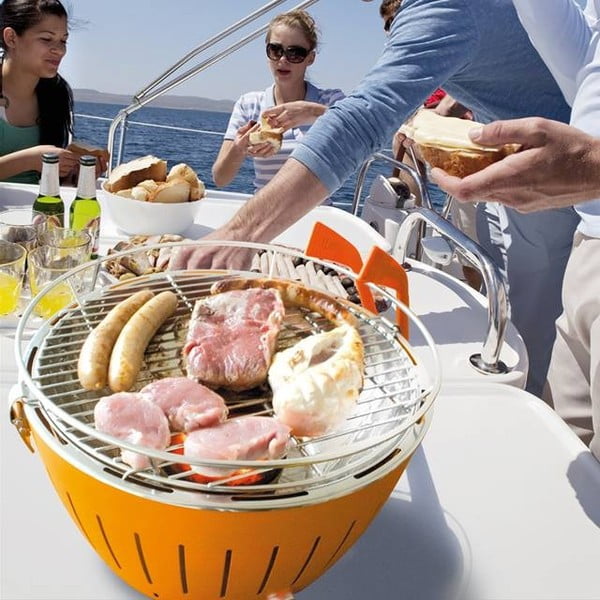 Kokogļu/pārnēsājams grils ø 35 cm Classic – LotusGrill-image-2