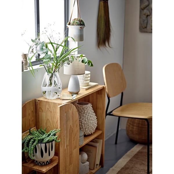 Balta/bēša galda lampa ar auduma abažūru (augstums 27,5 cm) Paprica – Bloomingville-image-3