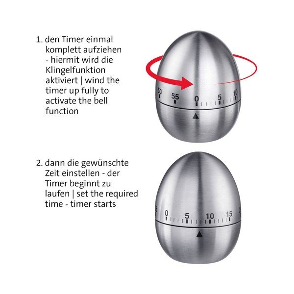 Sudraba krāsas virtuves taimeris Tempus – Westmark-image-4