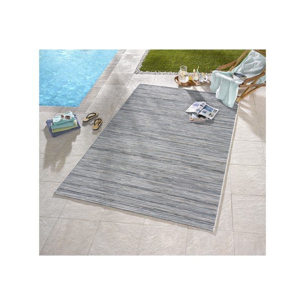 Paklājs piemērots izmantošanai ārpus telpām Lotus 200x290 cm, gaiši pelēks-image-3