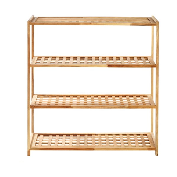 Dabīga toņa valrieksta masīvkoka apavu plaukts – Premier Housewares-image-3