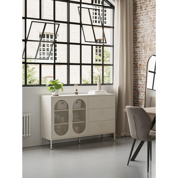 Krēmkrāsas kumode 140x90 cm Diora – Marckeric-image-1