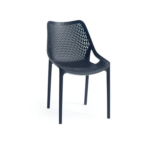 Melns plastmasas dārza krēsls Bilros – Rojaplast