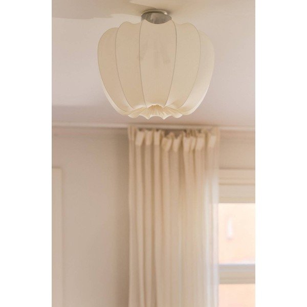 Krēmkrāsas tekstila griestu lampa ø 50 cm Pion – Jotex-image-2