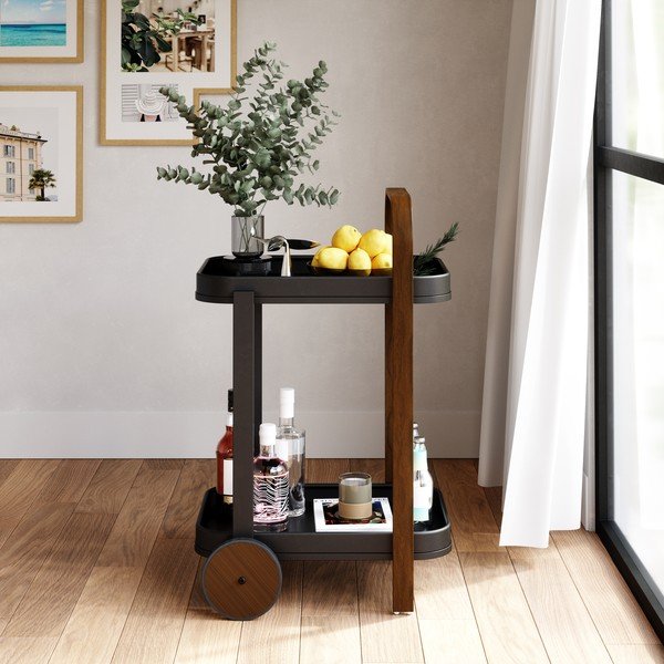Servēšanas galds uz riteņiem 44x53 cm Bellwood – Umbra-image-4