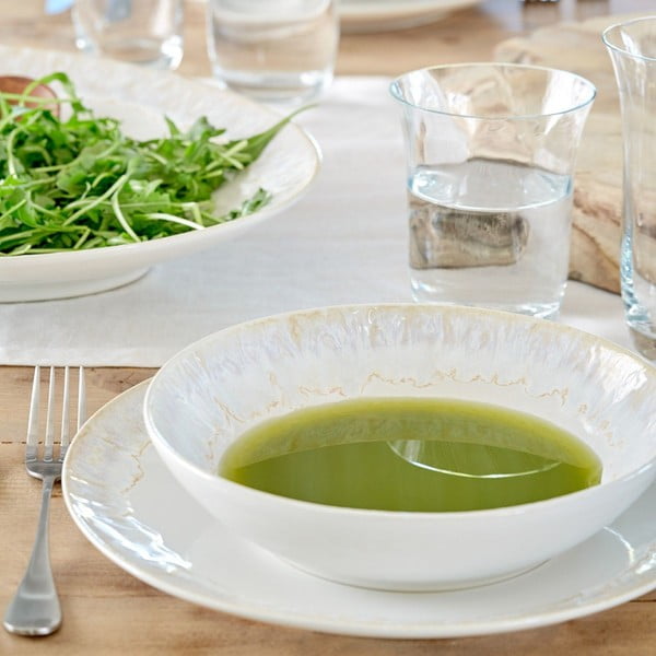 Balts māla šķīvis ø 27 cm Taormina – Casafina-image-2