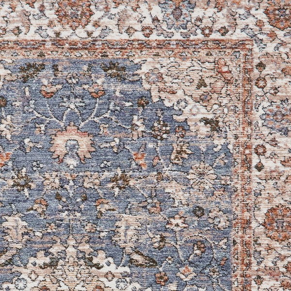 Zils/bēšs celiņa paklājs 80x300 cm Vintage – Think Rugs-image-3
