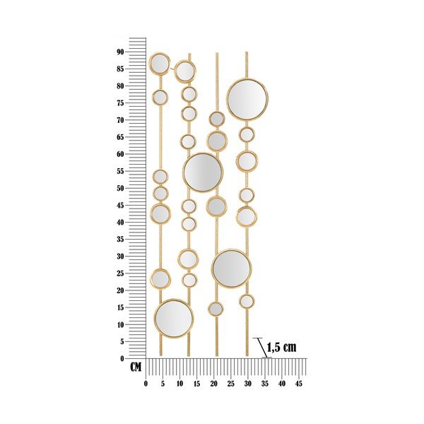 Metāla sienas dekori 35,5x90 cm Small Mirros – Mauro Ferretti-image-4