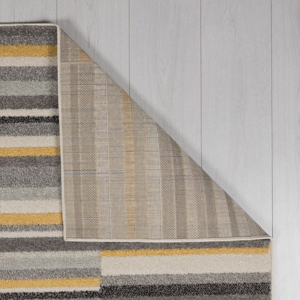 Pelēks un dzeltens paklājs Flair Rugs Urban Lines, 100 x 150 cm-image-3