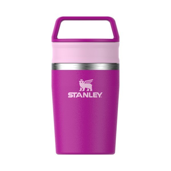 Rozā nerūsējošā tērauda termokrūze 230 ml Café-To-Go Travel Mug Violet Blossom – Stanley