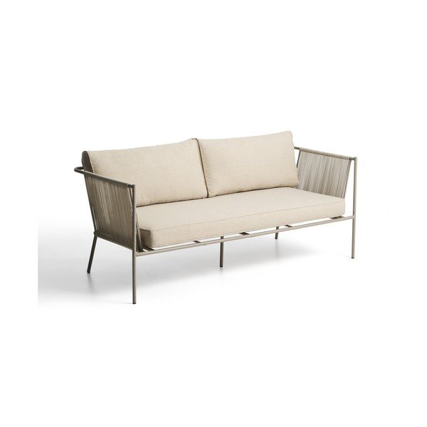 Bēšs polsterēts dārza dīvāns Zivia – Kave Home