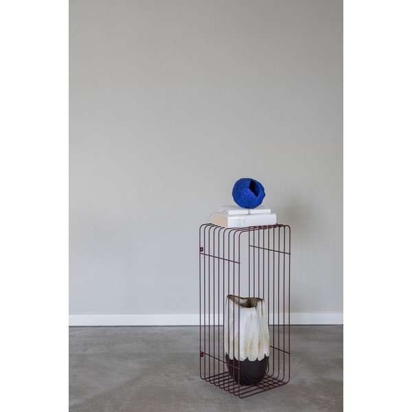 Bordo daudzlīmeņu metāla sienas plaukts 70 cm Wire – Mette Ditmer Denmark-image-4