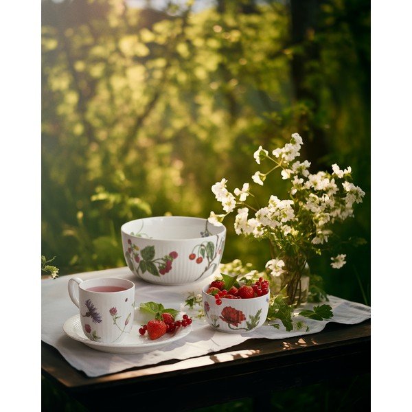 Balta porcelāna zupas bļodiņa 600 ml Hammershøi Summer – Kähler Design-image-2