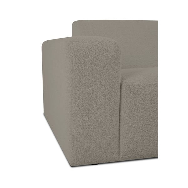 Gaiši brūns stūra dīvāns no buklē auduma (ar labo stūri) Roxy – Scandic-image-4