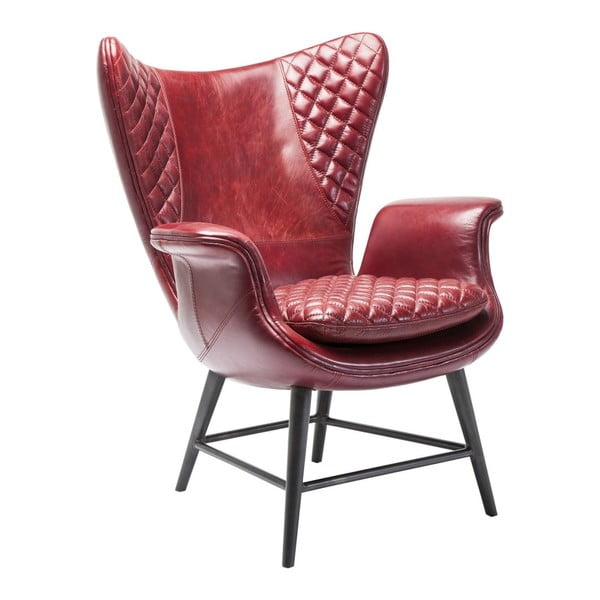 Sarkans krēsls Kare Design Velvet