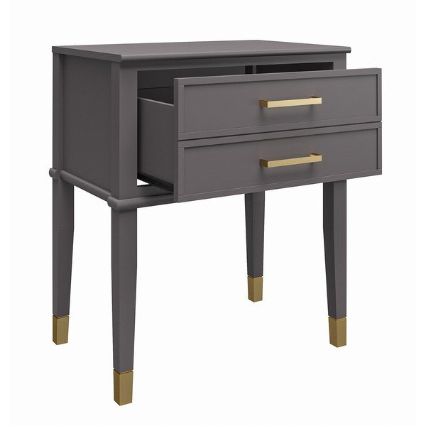 Tumši pelēks naktsskapītis Westerleigh – CosmoLiving by Cosmopolitan-image-3