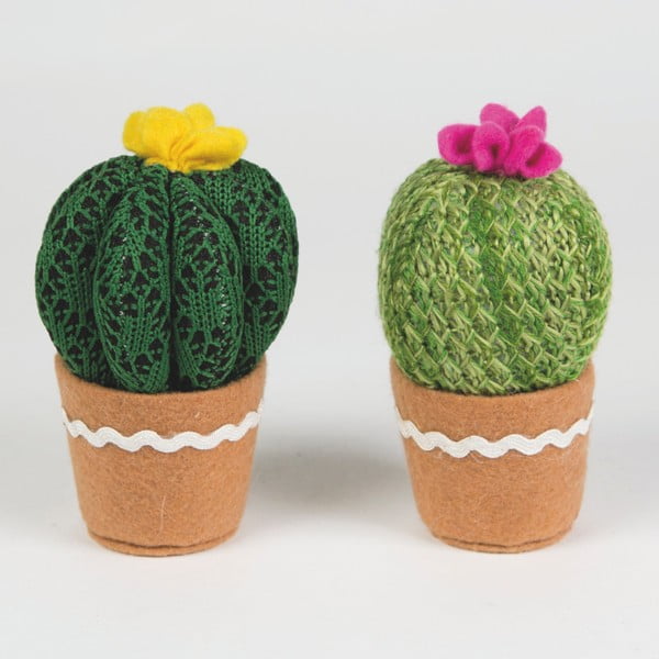 2 dekoru komplekts Sass & Belle Cactus Round