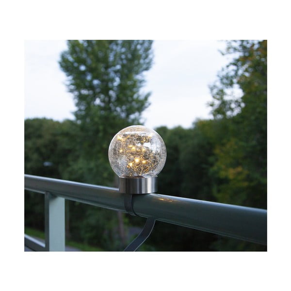Āra LED lampa ar saules baterijām Star Trading Glory, ø 12 cm