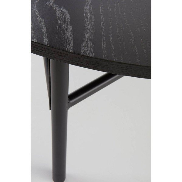 Melns metāla apaļš žurnālgaldiņš ø 100 cm Valley – Jotex-image-4