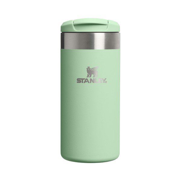 Salvijas zaļa nerūsējošā tērauda termokrūze 350 ml AeroLight™ Transit Mug Pistachio – Stanley