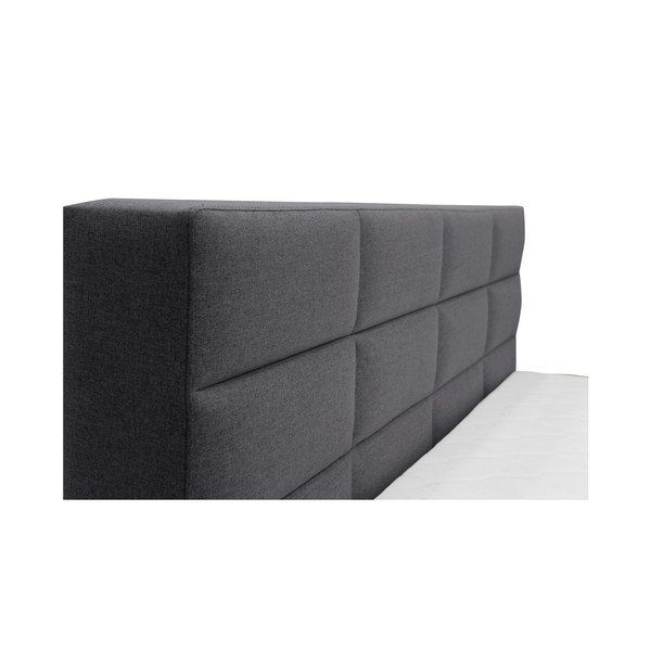 Pelēka divguļamā gulta Mazzini Beds Reve, 140 x 200 cm-image-2