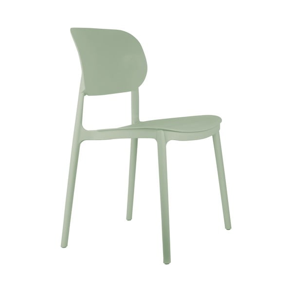 Gaiši zaļi plastmasas pusdienu krēsli (4 gab.) Cheer – Leitmotiv