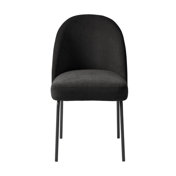 Melns pusdienu krēsls Creston – Unique Furniture